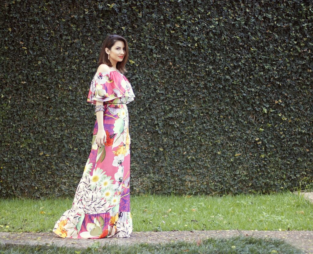 Inspiração Réveillon – Vestido longo ombro a ombro