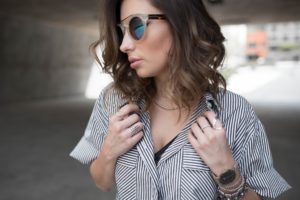chemise com bota cano curto
